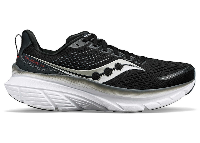 Pre-owned Saucony Men's Guide 17 Sneakers In Black/shadow