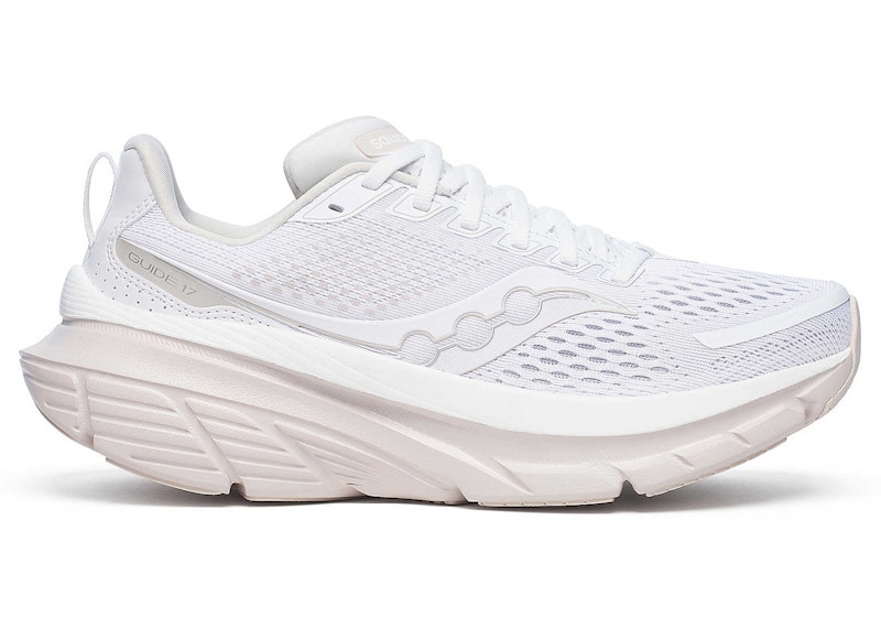 Pre-owned Saucony Guide 17 (women's) Sneakers In White/moon