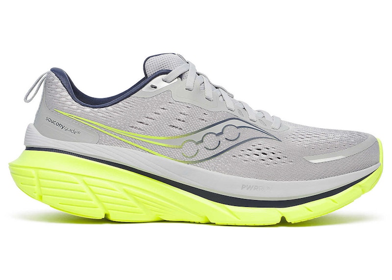 Pre-owned Saucony Men's Guide 18 Sneakers In Cloud/citron In Multi