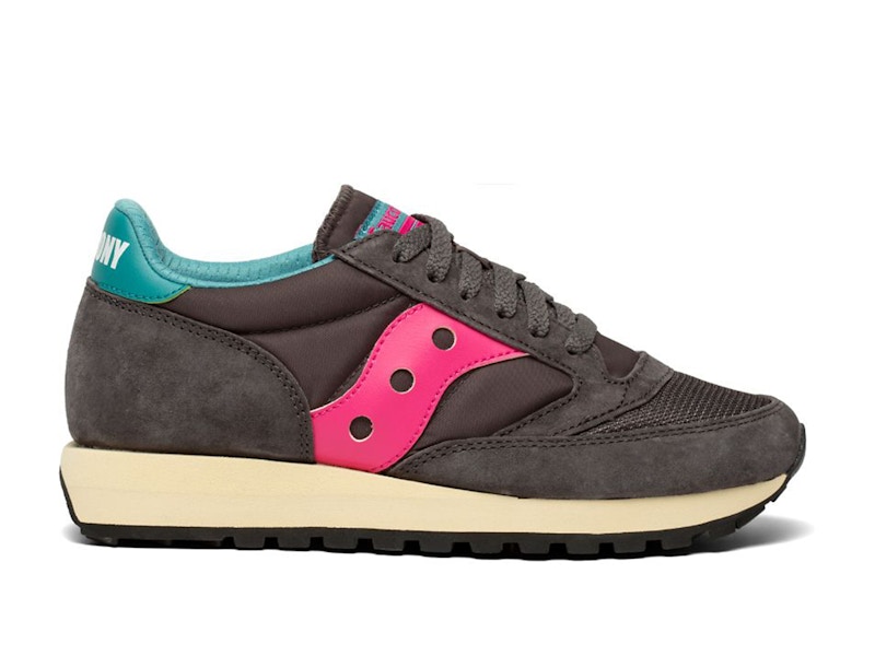 Saucony jazz hot sale grey pink