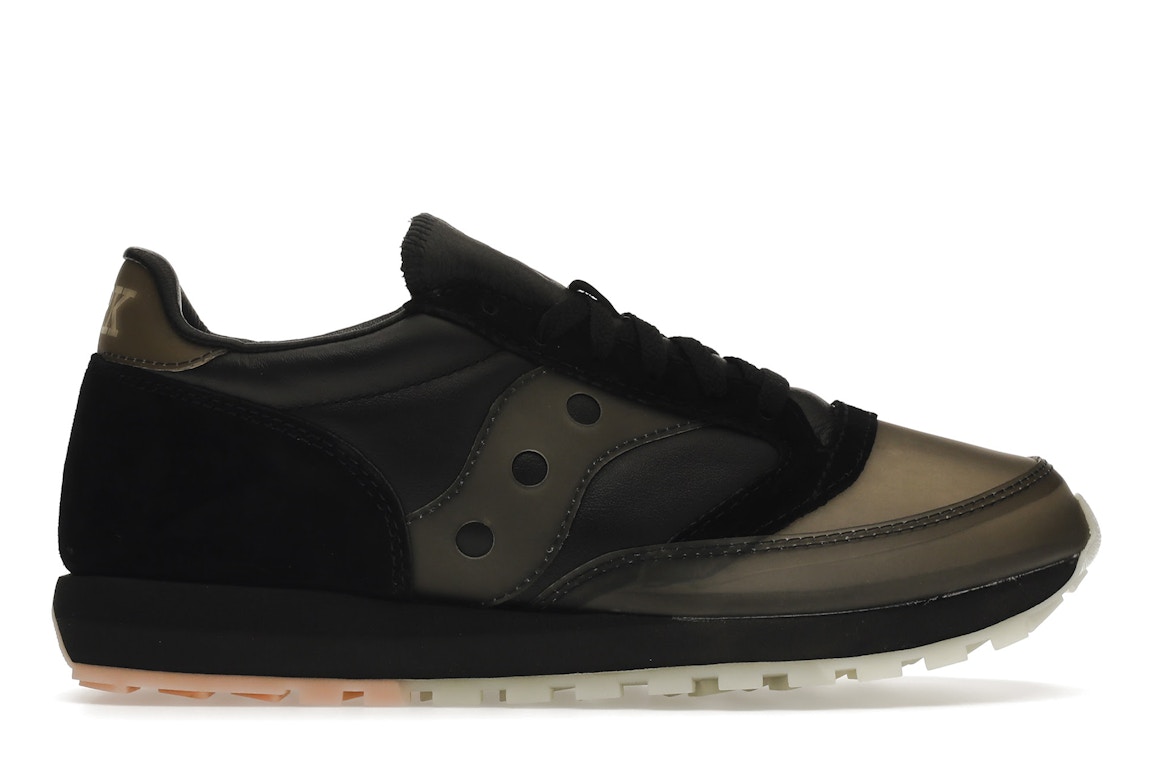 Click to view more detailed imagery on our partner's website Pre-owned Saucony Jazz 81 Hommewrk By Trinidad James Carnival Black In Carnival Black/translucent