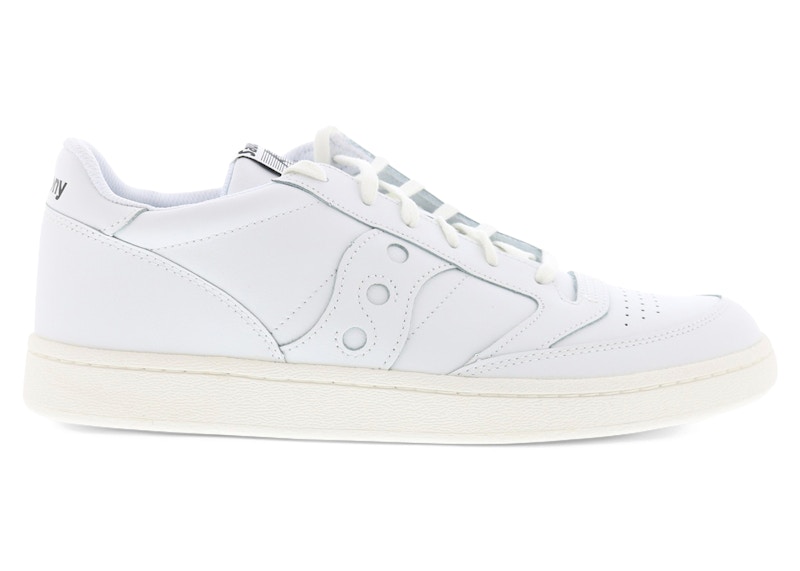Pre-owned Saucony Men's  Jazz Court Pu Triple Sneakers In White