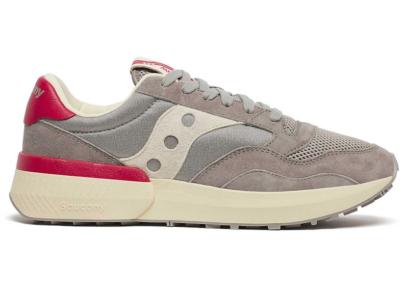 Pre-owned Saucony Men's Jazz Nxt Premium Sneakers In Grey/salsa