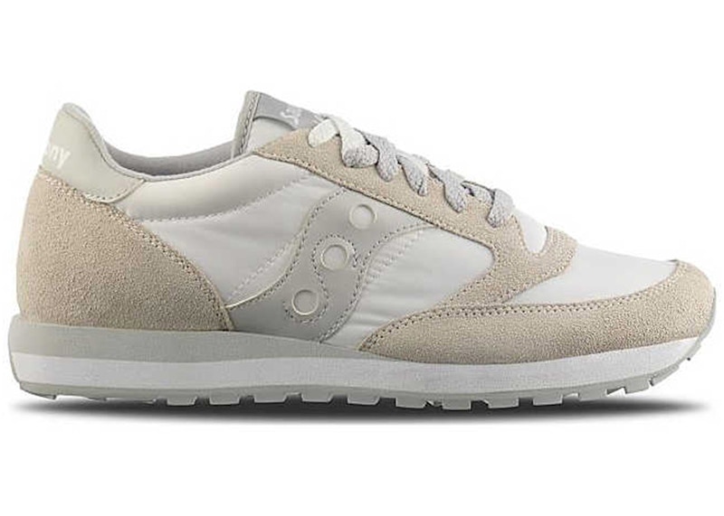 Pre-owned Saucony Men's Jazz Original Sneakers In White/grey/beige In Multi