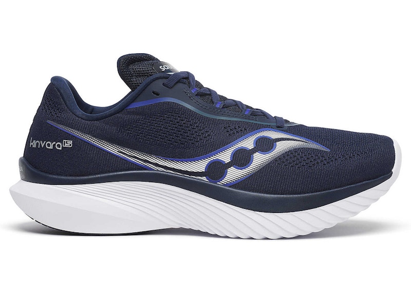 Pre-owned Saucony Men's  Kinvara 15 Sneakers In Navy Blue/white In Multi