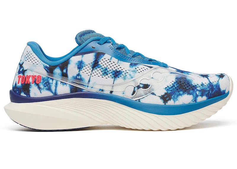 Pre-owned Saucony Men's Kinvara 15 Tokyo Marathon Sneakers In Indigo/linen