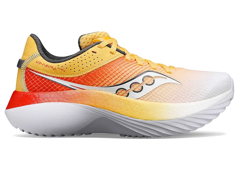 Pre-owned Saucony Kinvara Pro (women's) Sneakers In Flax/infrared