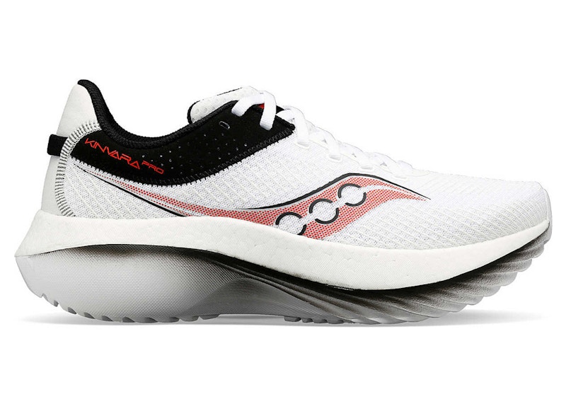 Pre-owned Saucony Men's Kinvara Pro Sneakers In White/infrared