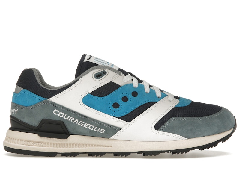Pre-owned Saucony Men's Og Courageoussneakers In Grey/royal