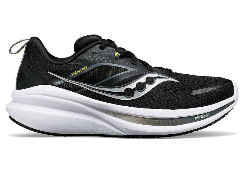 Pre-owned Saucony Omni 22 (women's) Sneakers In Black/white