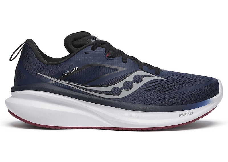Pre-owned Saucony Men's Omni 22 Sneakers In Navy Blue/currant In Multi