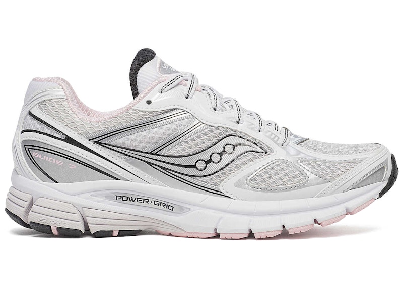Saucony ProGrid Guide 7 White Pink (Women's)