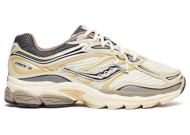 Pre-owned Saucony Men's Progrid Omni 9 Sneakers In Gold