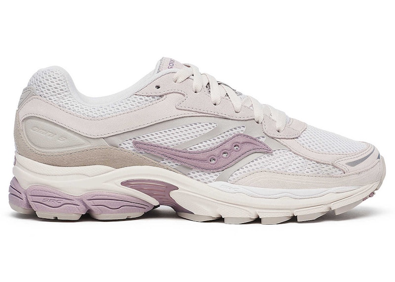 Pre-owned Saucony Men's Progrid Omni 9 Sneakers In Light Grey/lilac In Multi