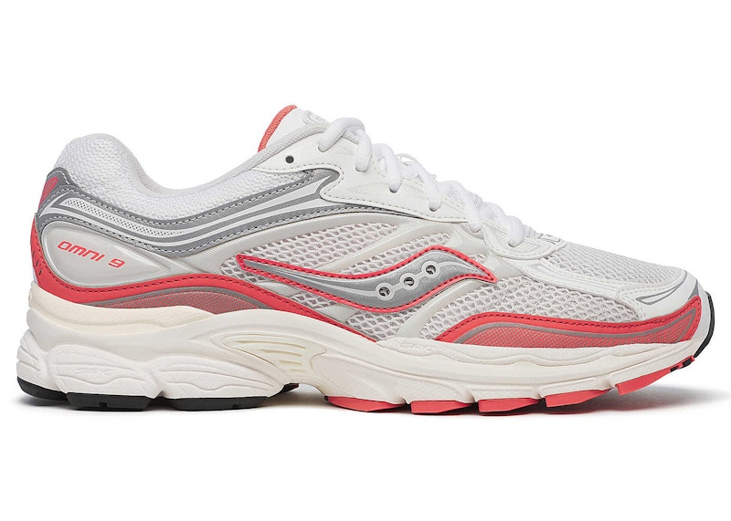 Pre-owned Saucony Men's Progrid Omni 9 Tmy Sneakers In Ivory/coral