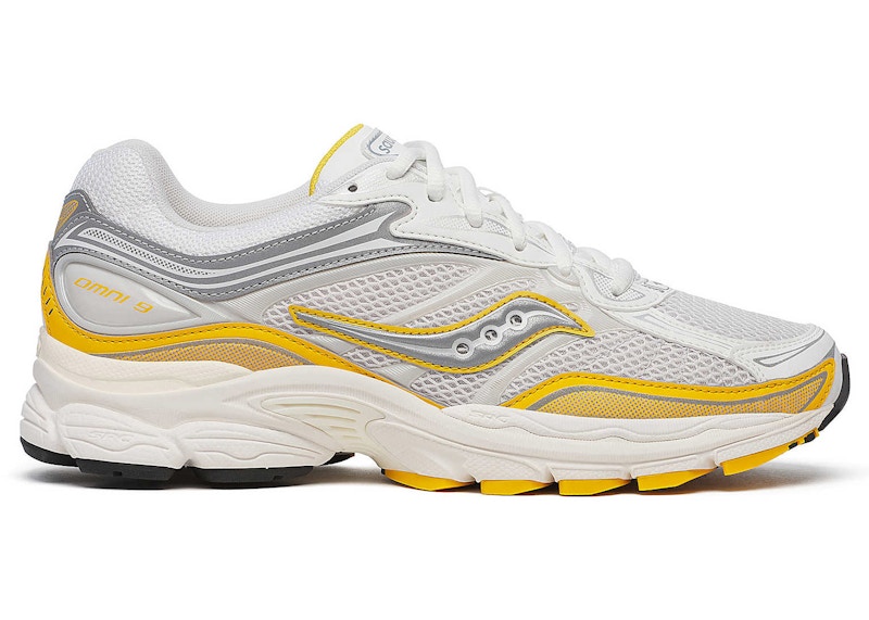 Pre-owned Saucony Men's Progrid Omni 9 Tmy Sneakers In Ivory/pollen