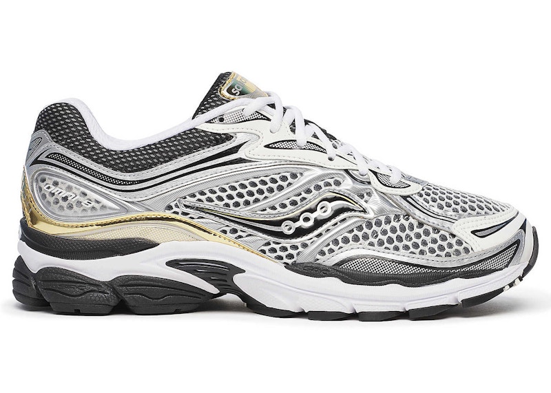 Pre-owned Saucony Men's Progrid Omni 9 Sneakers In Silver/gold
