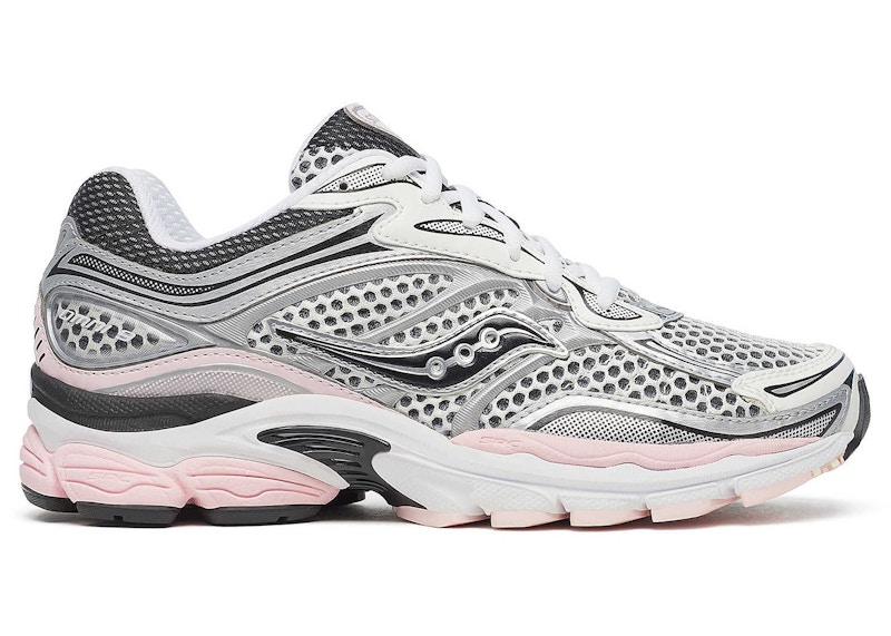 Pre-owned Saucony Men's  Progrid Omni 9 Sneakers In Silver/pink In Multi