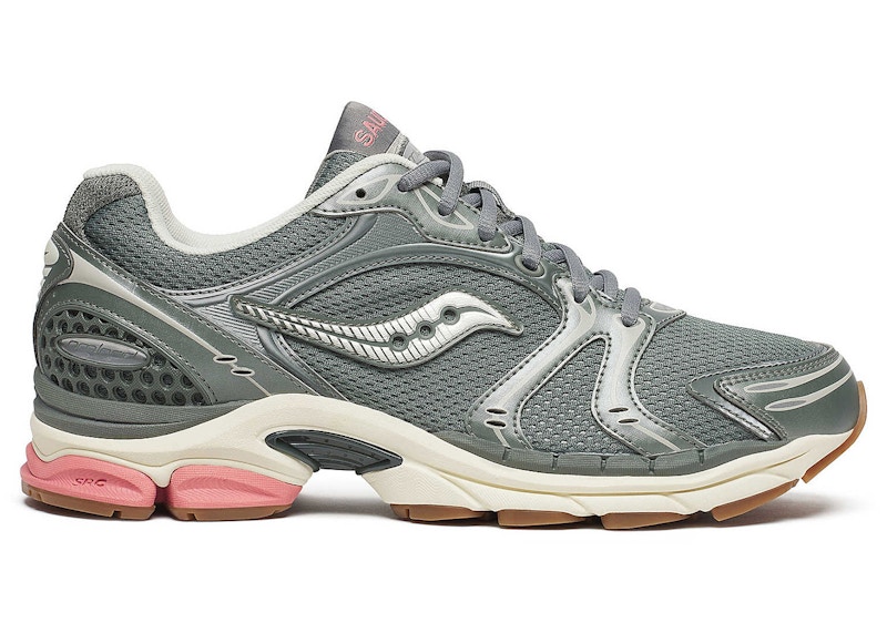 Pre-owned Saucony Men's  Progrid Triumph 4 Cs Sneakers In Agave/peach In Multi