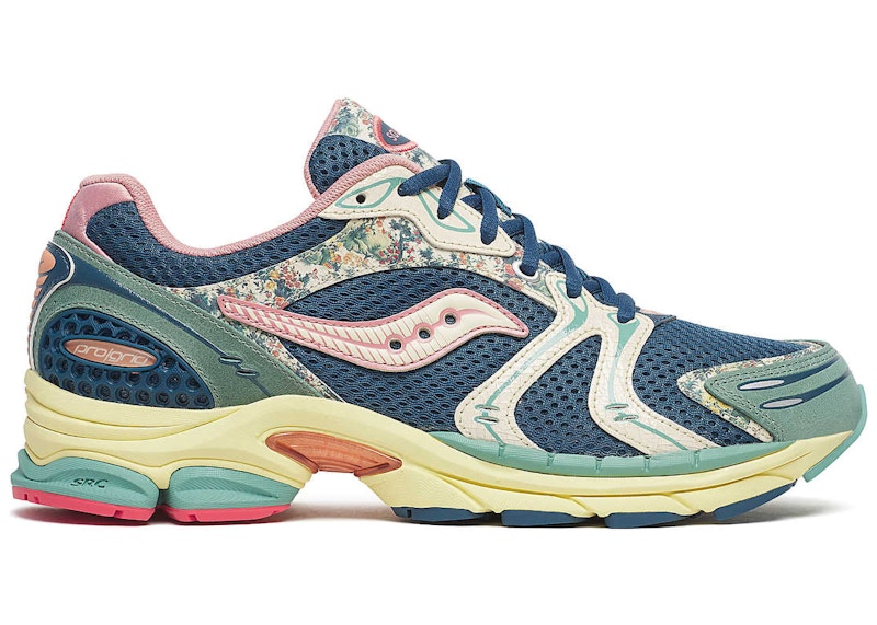 Saucony ProGrid Triumph 4 Floral Blue Beige