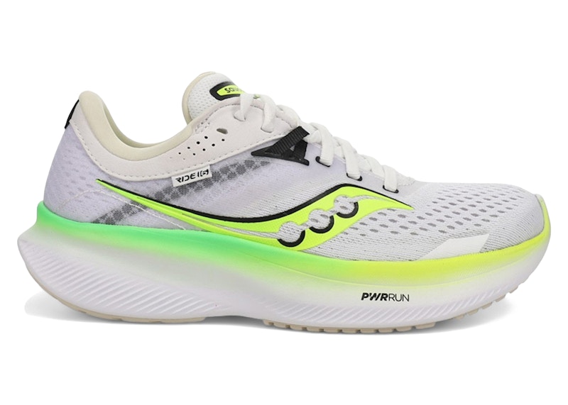Saucony Ride 16 White Slime (Donna)