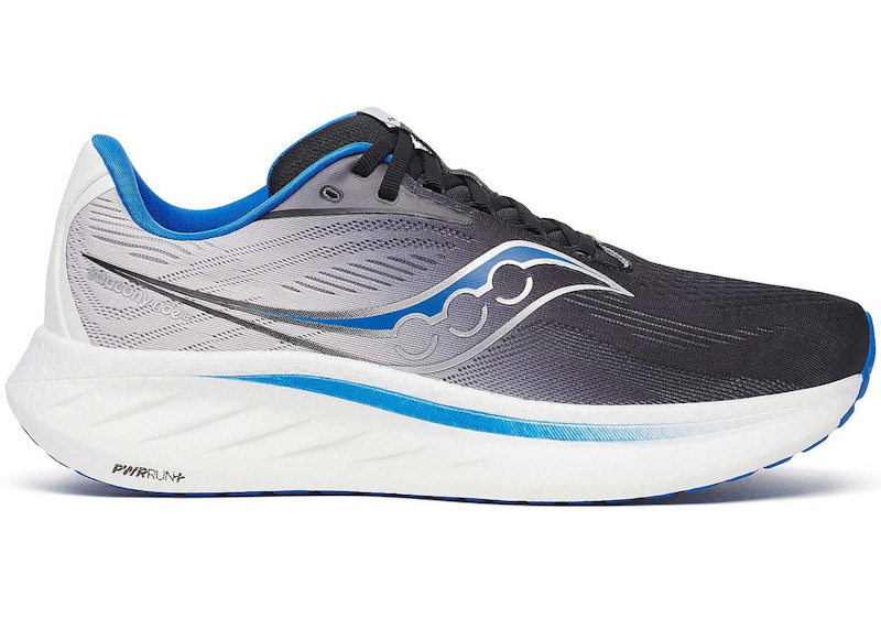 Men's Saucony Ride 18 Black|Skydiver, Size 7M  - S21000-160