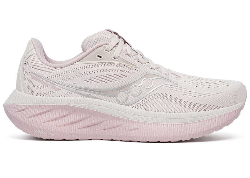 Pre-owned Saucony Ride 18 (women's) Sneakers In Moon/woodrose