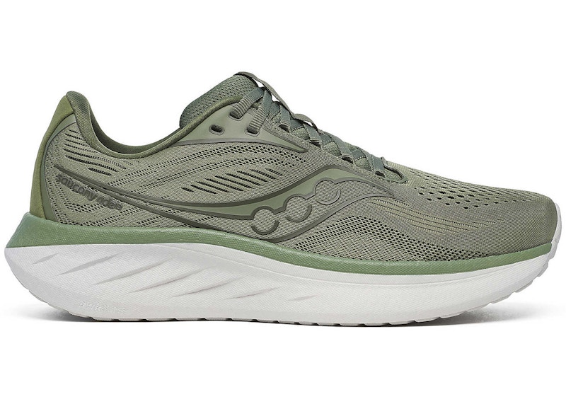 Pre-owned Saucony Men's  Ride 18 Sneakers In Olivine