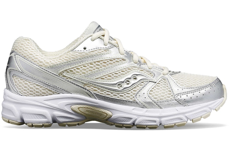 Pre-owned Saucony Ride Millennium (women's) Sneakers In Cream/silver