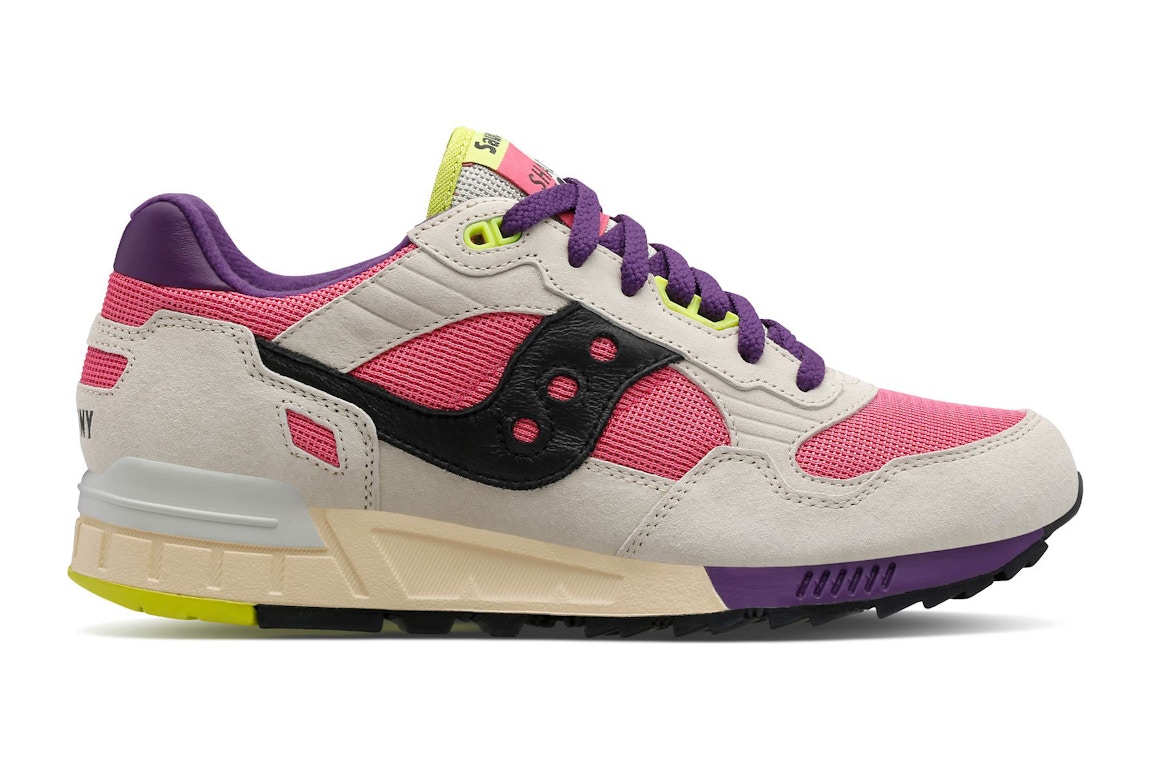 Click to view more detailed imagery on our partner's website Pre-owned Saucony Shadow 5000 Beige Pink Purple In Beige/pink