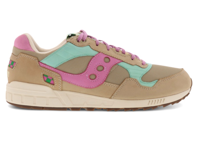 Pre-owned Saucony Men's Shadow 5000 Earth Citizen Sneakers In Grey/pink In Multi