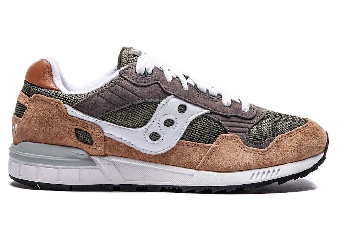 Pre-owned Saucony Shadow 5000 Tan Green White In Tan/green/white