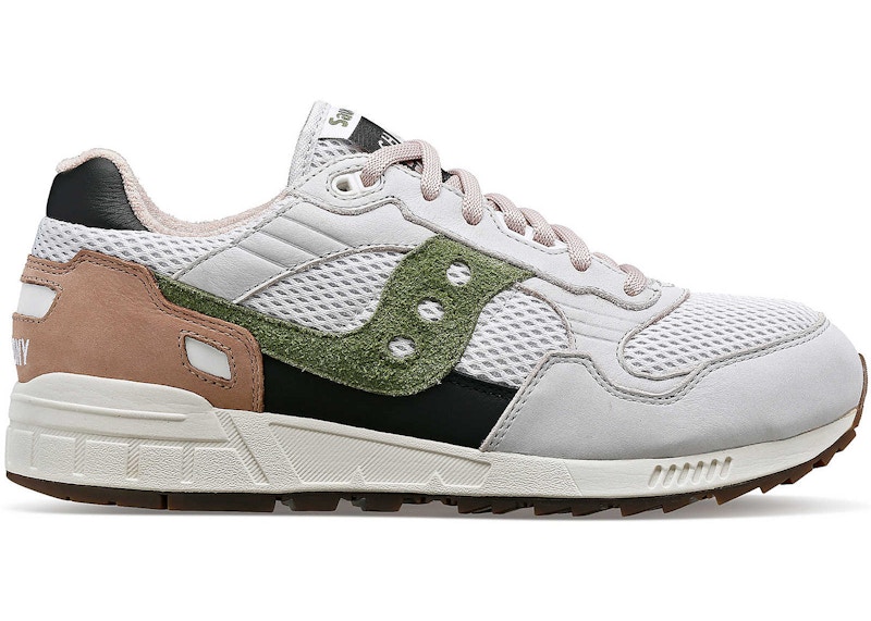 Pre-owned Saucony Men's Shadow 5000 Unplugged Sneakers In Grey/green