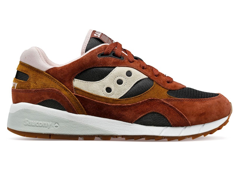 Pre-owned Saucony Men's Shadow 6000 Sneakers In Brown/black In Multi