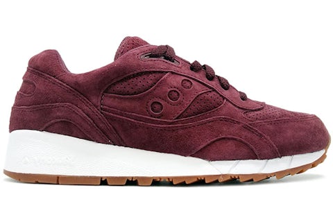 Saucony Shadow 6000 Bordeaux Suede Chaussures Packer Homme Style S70222 7 FR