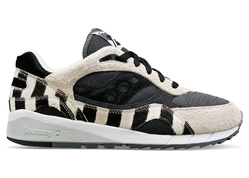 Pre-owned Saucony Men's Shadow 6000 Good Manner Raccoon Sneakers In Grey/beige In Multi