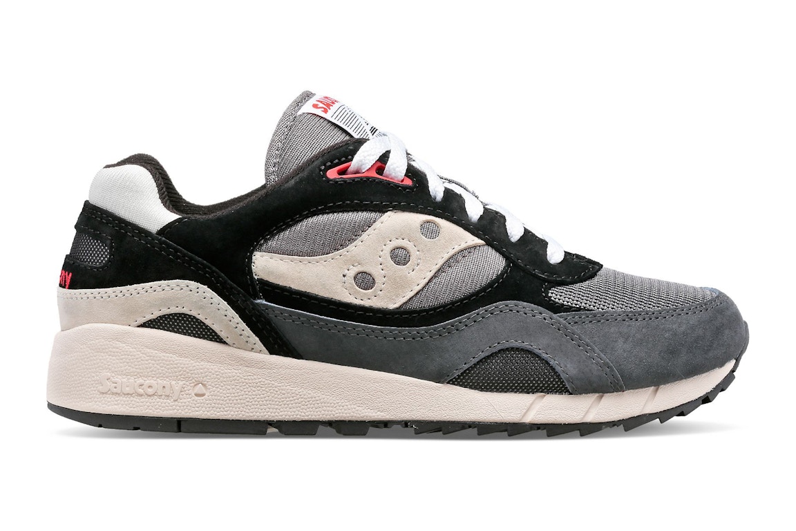 Click to view more detailed imagery on our partner's website Pre-owned Saucony Shadow 6000 Grey Black In Grey/black