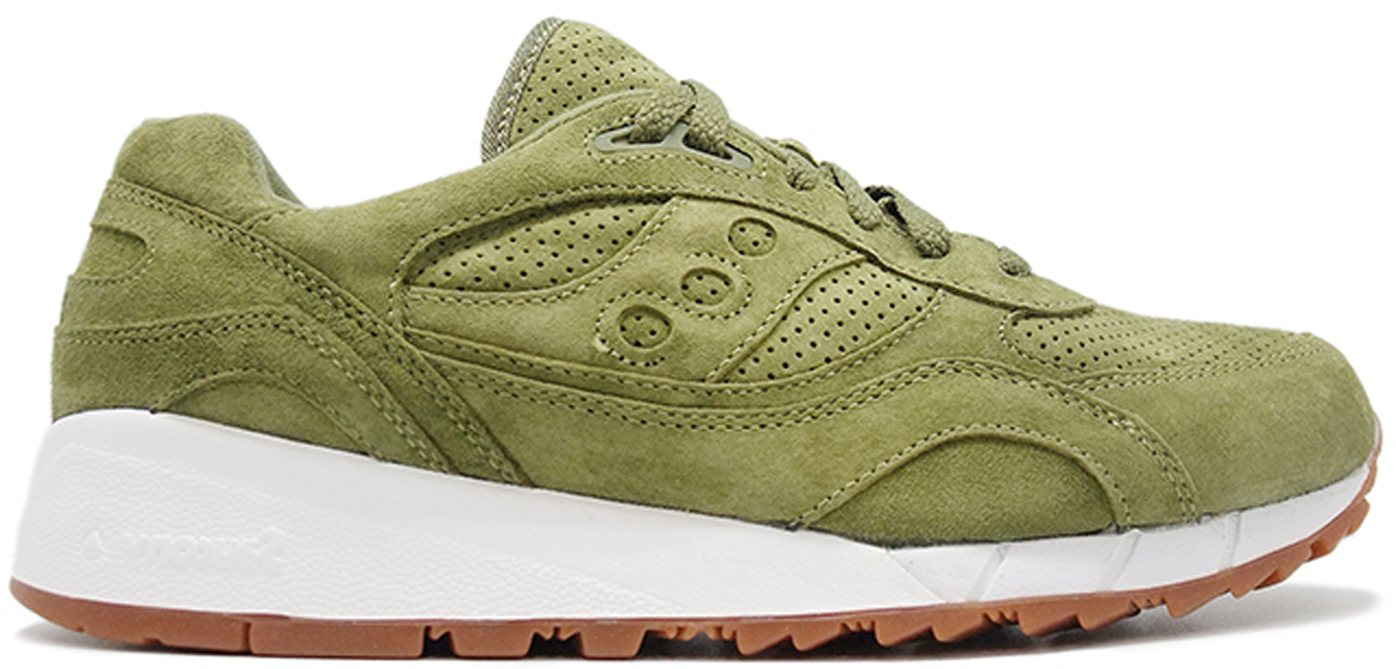 Saucony Shadow 6000 Olive Suede (Packer 