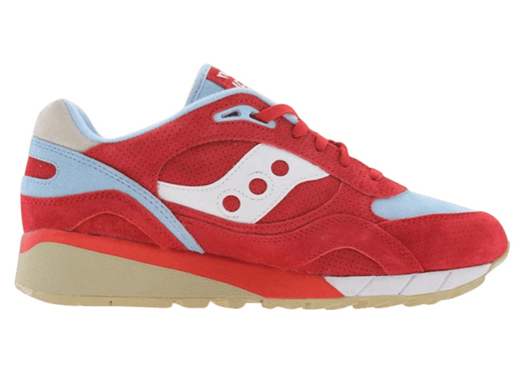 Pre-owned Saucony Shadow 6000 Pys Blue Apple In Red/blue
