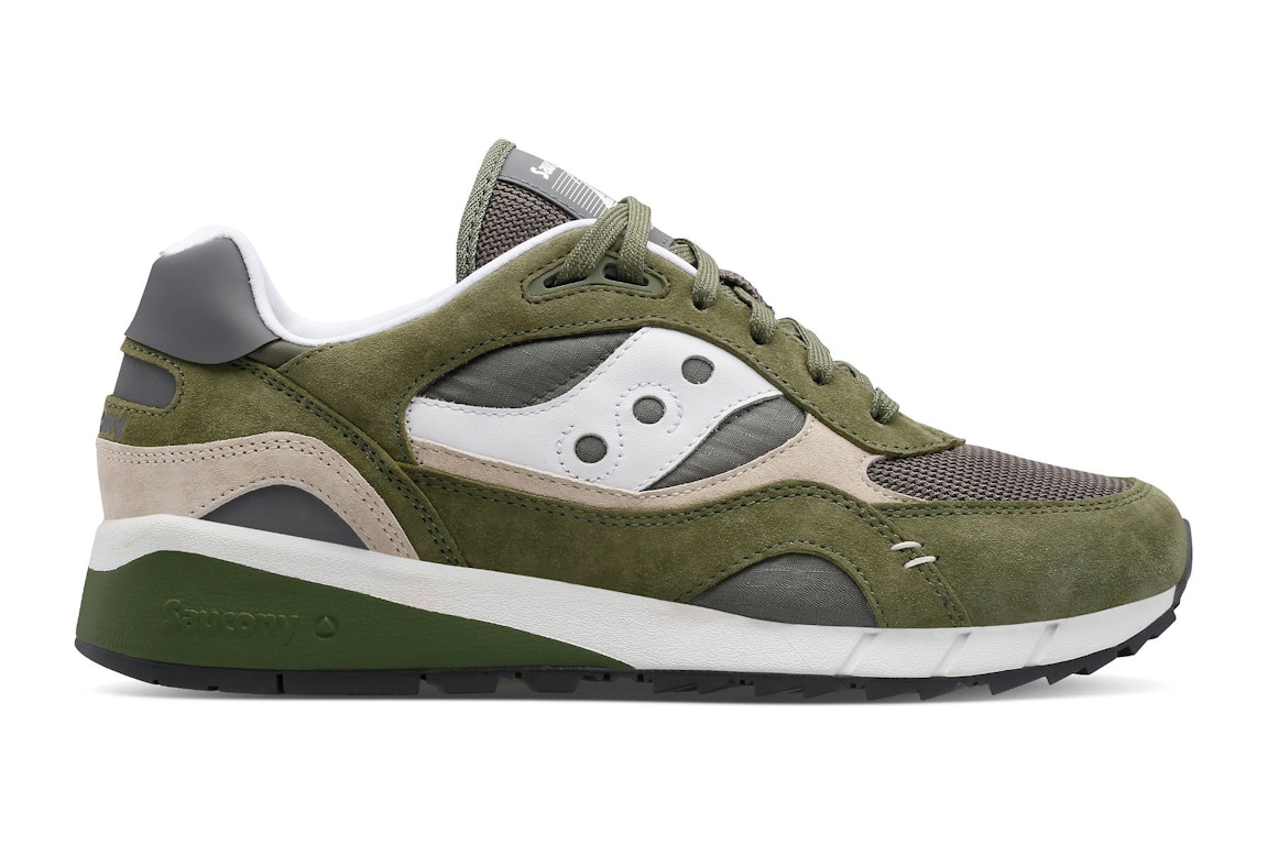 Click to view more detailed imagery on our partner's website Pre-owned Saucony Shadow 6000 Premium Green Beige In Green/beige