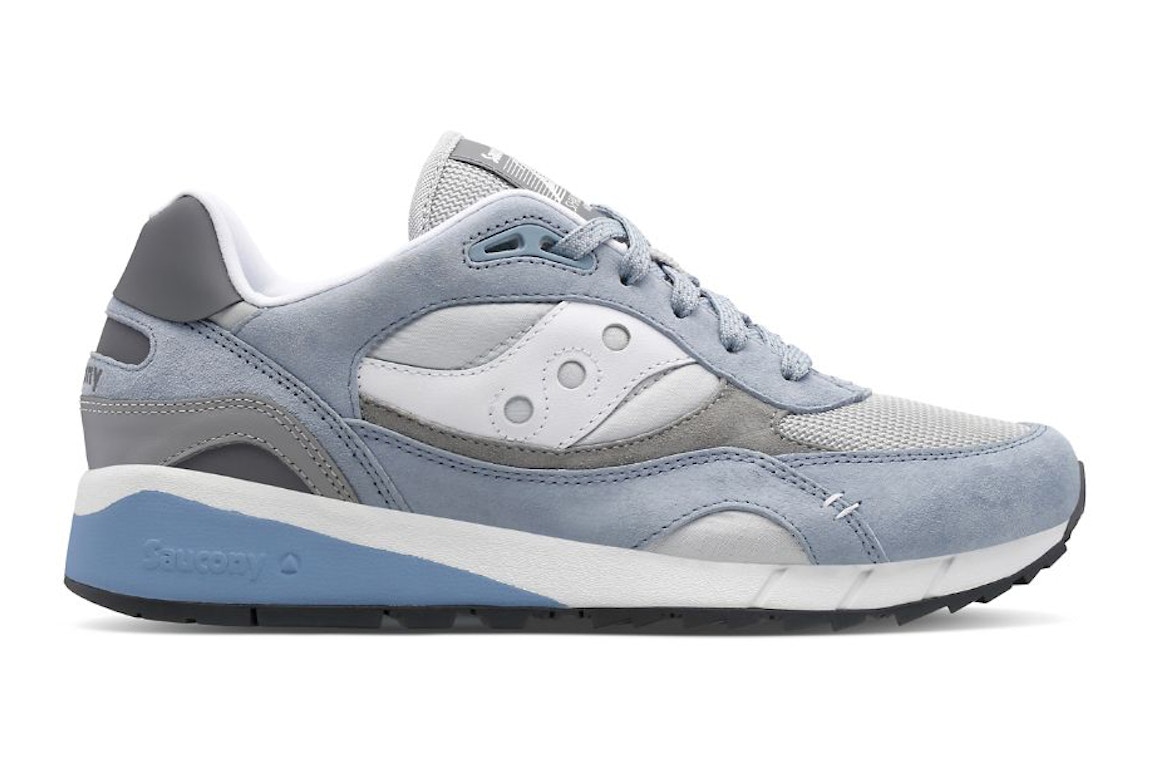 Click to view more detailed imagery on our partner's website Pre-owned Saucony Shadow 6000 Premium Light Blue Grey In Light Blue/grey