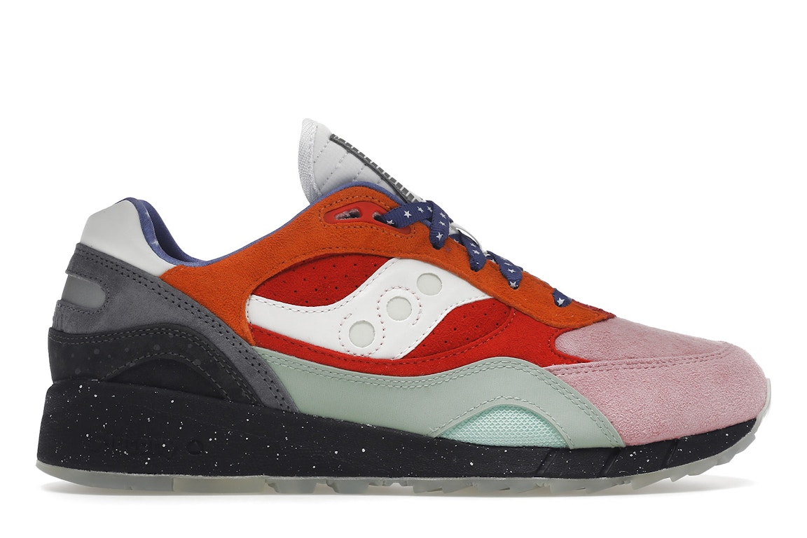 Click to view more detailed imagery on our partner's website Pre-owned Saucony Shadow 6000 Space Fight In Multi-color/multi-color