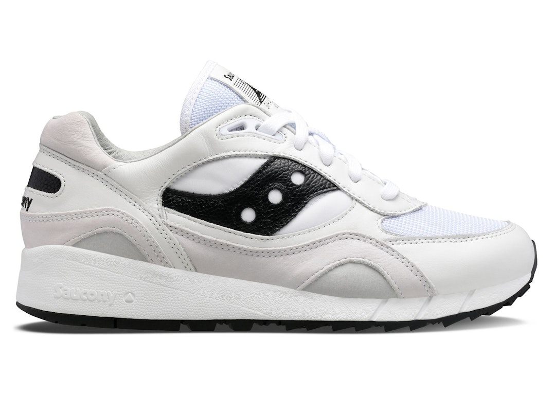 Pre-owned Saucony Shadow 6000 White Black In White/black