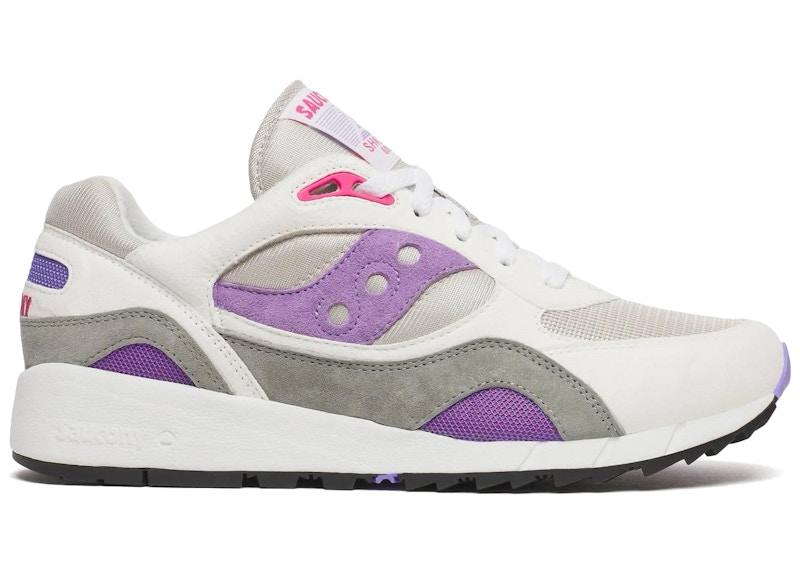 Saucony Shadow 6000 White Grey Purple Men's - S70441-2 - US