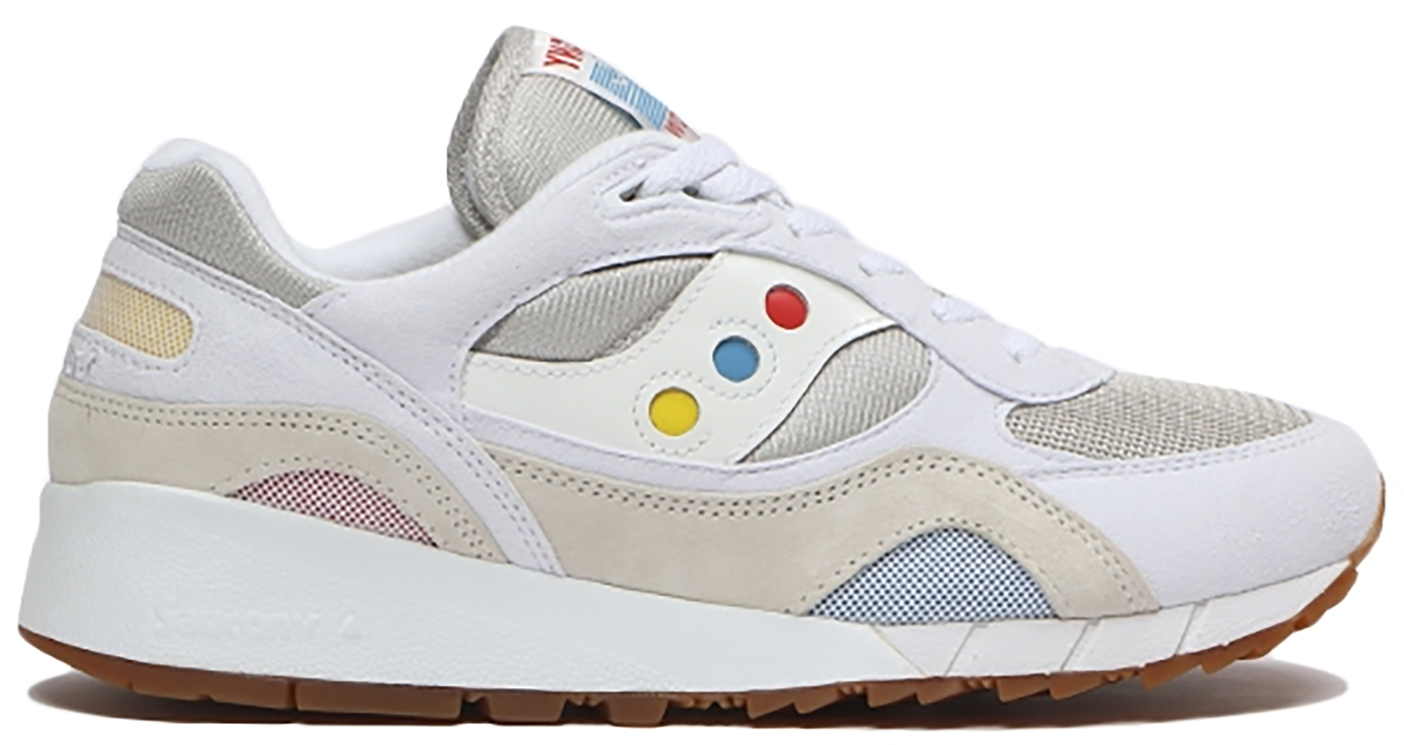 Saucony Shadow 6000 White Multi-Color 