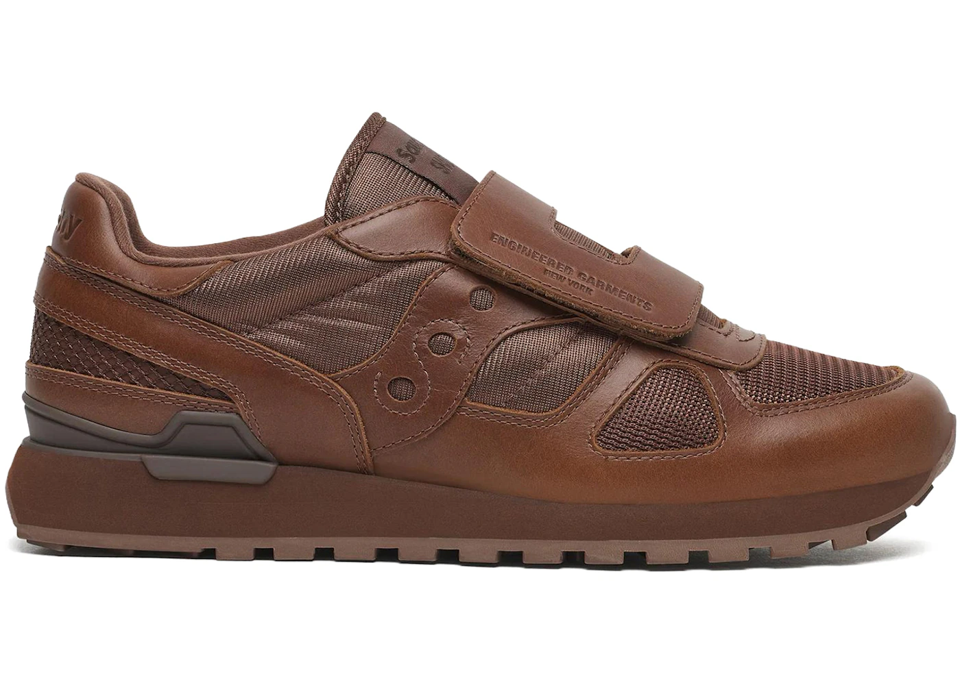 Saucony Shadow Double Velcro Engineered Garments Brown