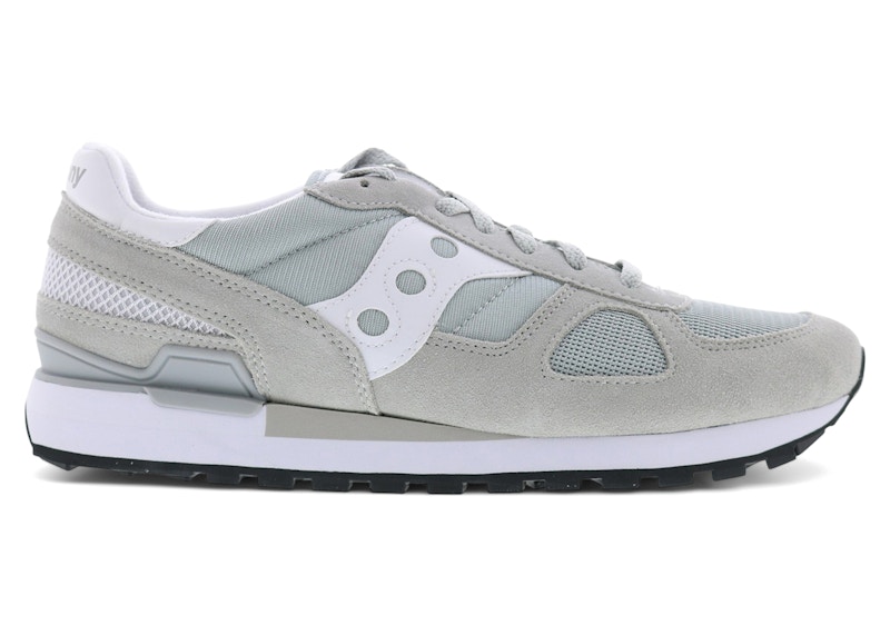 Pre-owned Saucony Men's  Shadow Original Sneakers In Grey/white