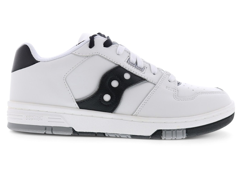 Pre-owned Saucony Men's  Spotbilt Sonic Low Sneakers In White/black In Multi