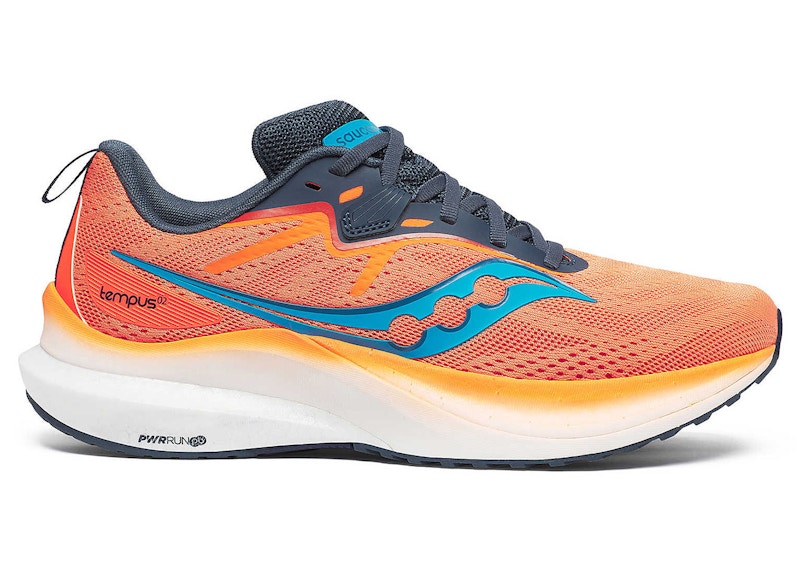 Pre-owned Saucony Men's Tempus 2 Sneakers In Viziorange/dusk In Multi