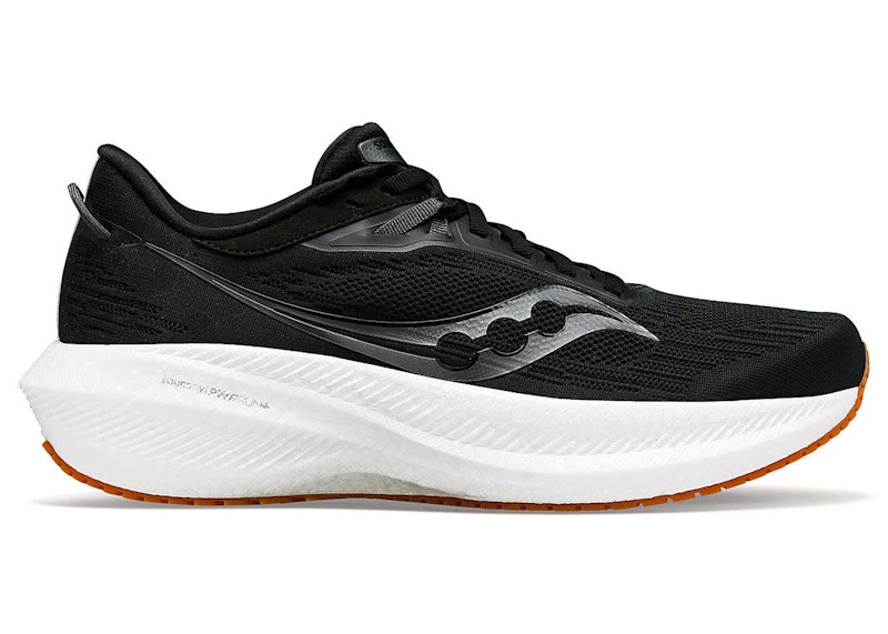 Pre-owned Saucony Men's  Triumph 21 Sneakers In Black/gum